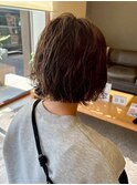 ゆるーっとしたボブパーマ