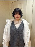 くるっと可愛い、コンパクトショートパーマ
