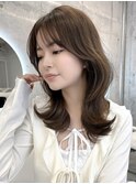 ブリーチなしで作る柔らかグレージュ艶感たっぷり