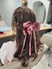 【推し活!!】ライブヘアセット￥3900※リボンなど＋500円-カチモリ＋1000円
