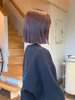 サロンエフ(salon f)&nbsp;ピンクラベンダー×ボブ
