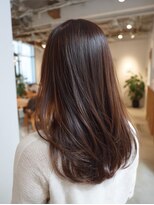 アンサ 小倉店(ANSA) 大人ツヤブラウン×ナチュラルレイヤー