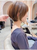 □ショートボブ/顔周り/韓国/ブリーチなし/30代40代50代