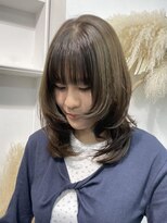 アオ(AO。)&nbsp;ハッシュカット/オリーブカラー/オリーブベージュ