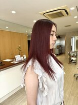 ディーコ(IDEEK)&nbsp;【髪質改善】極上ツヤ感レッドカラーで上品ロング