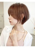 【Say.福岡】ショートボブ×ベージュブラウン×ひし形シルエット