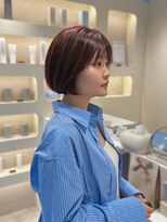 デュノヘアー 神戸三宮店(DUNO hair)&nbsp;ボブ×カシスピンク