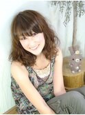 ふわふわガーリーカールスタイル