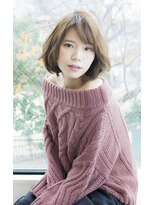 ビフィーノ イーリス 川西店(bifino iris)&nbsp;bifino 松尾昇路　シンプルボブ×ナチュラルパーマ