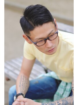 オーガスタ ヘア デザイン(Augusta hair design) 【Augustahairdesign】サイドパートメンズベリーショート