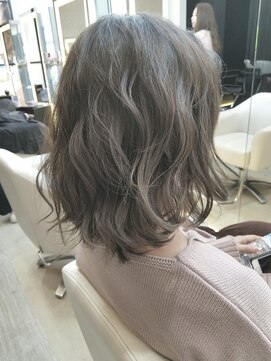 ウィル あべの店(WiLL) 外国人風グレーアッシュ　３Ｄミックス