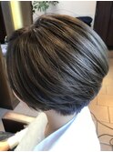 髪質改善/簡単スタイリング/ショートボブ/ツヤ髪/綱島