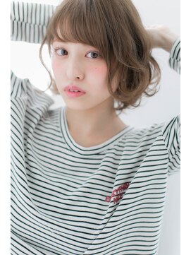 ローレン(LOREN) ＊LOREN＊フェミニン×カジュアルグレージュ切りっぱなしボブ