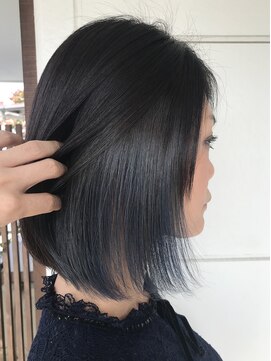 美容室 レア(lea) lea大人可愛い☆インナーカラーネイビーアッシュ♪