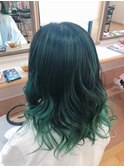 グラデーションカラーグリーン