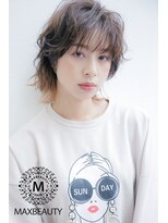 パーマの質感がグッドなネオマッシュウルフ☆