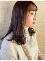 グリーン(green)&nbsp;ぷつっと重めなエレガントなバイオレット　bymisaki