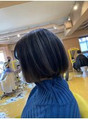 【Asante】バレイヤージュ シルバーグレー
