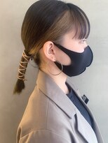 シャンプー 本店(SHAMPOO) インナーカラー、フェイスフレーミング、ナチュラルストレート