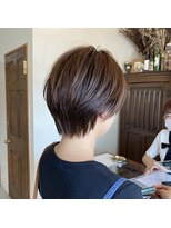 バショ(ba sho)&nbsp;ナチュラルショート　似合わせカット　横顔美人