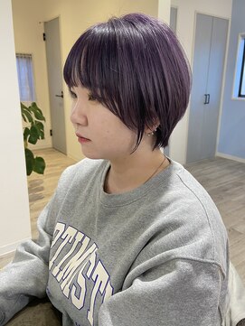 ジジ フィーカ 佐野(Gigi fika) ラベンダーカラー/似合わせショート