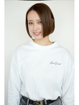 ヘアーアンドスパ フェリーチェ ミチ 野田屋町店(HAIR&SPA felice MICHI) 【felice MICH島田和也】ぱつっとボブ