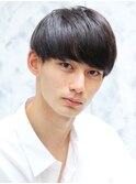 2ブロックナチュラル刈り上げマッシュ【韓国マッシュ】