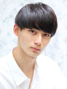 ベーア(Bar) 2ブロックナチュラル刈り上げマッシュ【韓国マッシュ】