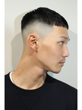 レンゲン(LENGEN) メンズかき上げニュアンスマッシュサイドパート韓国マッシュ
