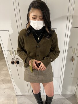 ピヨン 心斎橋(piLLon) アースカラー くびれヘア デザインカラー　ツートンカラー　SK29