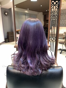 ルシャルム(Le Charme) スモーキーパープル☆個性派ロングヘア