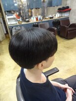 ヴァンテアン 巣鴨店 メンズマッシュルームツーブロック刈り上げ黒髪短髪 西ヶ原