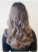 シルバーアッシュグラデーション_グレージュカラー_ba308851
