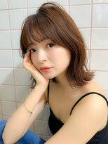 シーシンジュク 新宿南口(Sea shinjuku)&nbsp;韓国風前髪×シルキーベージュ【髪質改善/新宿/デザインカラー】