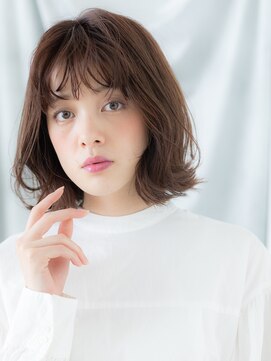 ドクターズサロン LAB 小山店 大人かわいい前髪パーマくびれＡラインボブf小山20代30代40代