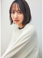 ガーデン オオタカノモリ(garden otakanomori)&nbsp;韓国シースルーバングフェイスレイヤー×耳かけくびれボブ