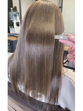 ソイルバイクレアール 新田辺(soil by CREAR) ミルクティーベージュ×髪質改善トリートメント