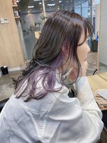 イェッカ パビル(YECCA pabil)&nbsp;インナーカラーパープル（ブリーチ1～2回）