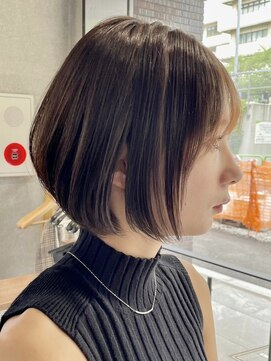 プルーヴ 秋葉原(prove) 30代40代大人女性/前髪ありショートボブ/ショートヘア/髪質改善