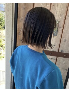 スターゴールド アンド コウ(STAR GOLD&KOu) オリーブベージュ×くびれボブ