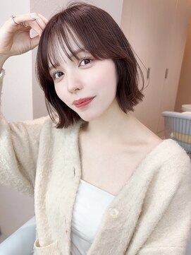 サンド ミュウ 横浜店(sand mieu) レイヤーカット/ウェットヘア/髪質改善/ボブ/前髪/顔周り/横浜