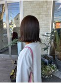 切りっぱなしボブ