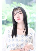 アエレ(Aere)&nbsp;【Aere池袋】黒髪ロング×ストレート×シースルーバング☆小林