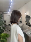【箕面 石橋 桜井】大人可愛いシアーグレージュ×ボブ