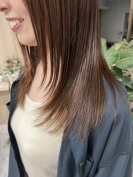 メロウ(mellow) レイヤーカット×ドルビーオレンジ