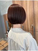 【長まなみ】色落ちまでかわいいこっくりカラーマロンブラウン