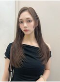 髪質改善＊ロングレイヤーアッシュブラウン＊美髪【Zina天王寺】