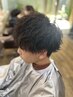 【角山指名限定】メンズ限定◎クリームパーマ＋カット　￥16300