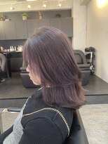 ブレンド 渋谷(BLend)&nbsp;マチルダボブ前髪ハイライト