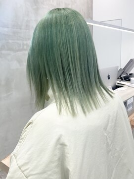 ダブルトーキョー シブヤ(W-TOKYO SHIBUYA) 【ミントグリーン】ハイトーン